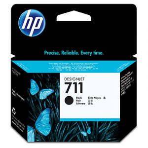 HP 711 sort blækpatron 80ml kompatibel HP CZ133A