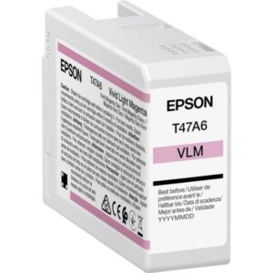 Epson T47A6 lys magenta blækpatron original 50ml Epson C13T47A600