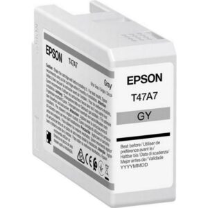 Epson T47A7 grå blækpatron original 50ml Epson C13T47A700