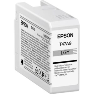 Epson T47A9 lys grå blækpatron original 50ml Epson C13T47A900