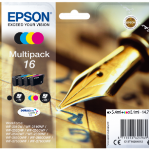 Epson 16 multipack BK+C+M+Y blækpatron 14,7ml original C13T16264010