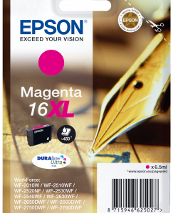 Epson 16XL magenta blækpatron 6,5ml original Epson C13T16334010