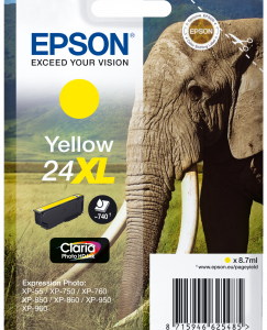 Epson 24XL gul blækpatron 8,7ml original Epson C13T24344010