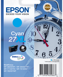 Epson 27XL Cyan blækpatron 10,4ml original T2712- C13T27124010