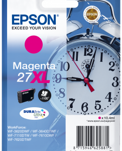 Epson 27XL Magenta blækpatron 10,4ml original T2713 - C13T27134010
