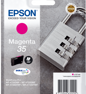 Epson 35 magenta blækpatron 9,1ml original C13T35834010
