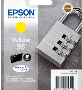 Epson 35 gul blækpatron 9,1ml original C13T35844010