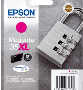 Epson 35XL magenta blækpatron 20,3ml original C13T35934010