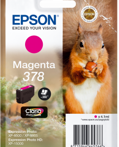 Epson 378 magenta blækpatron 4,1ml original C13T37834010