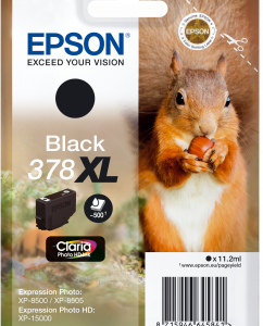Epson 378XL sort blækpatron 11,2ml original C13T37914010