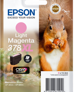 Epson 378XL lys magenta blækpatron 10,3ml original C13T37964010