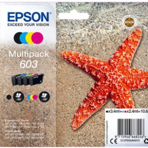 Epson 603 multipack blækpatron original 10.6 ml Epson C13T03U64010