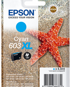 Epson 603 xl cyan blækpatron original 4 ml Epson C13T03A24010