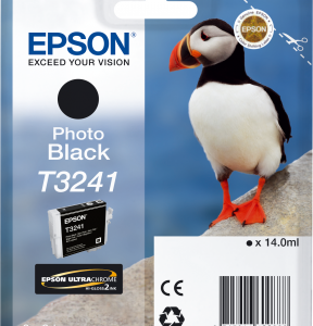 Epson T3241 foto sort blækpatron 14ml original Epson C13T32414010