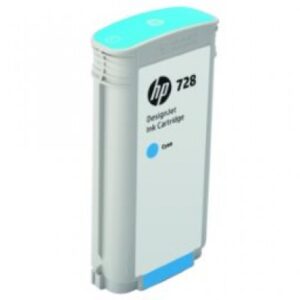 HP 728 cyan 130ml blækpatron original F9J67A