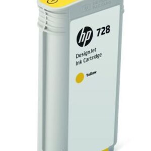 HP 728 gul 130ml blækpatron original F9J65A