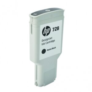 HP 728 Mat sort 300ml blækpatron original F9J68A