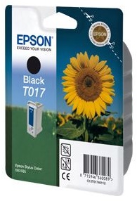 Epson T017 sort blækpatron 17ml original Epson C13T01740110