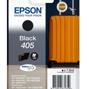 Epson 405 sort blækpatron original 7,6ml Epson C13T05G14010