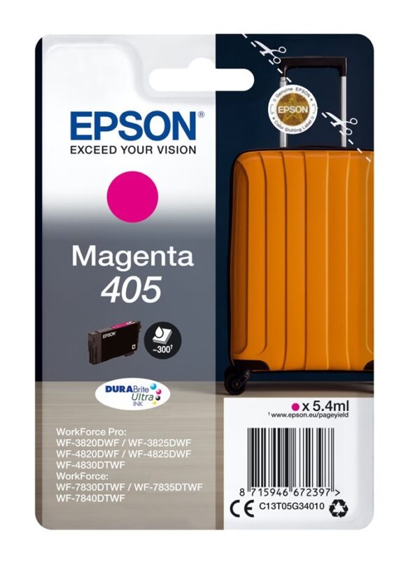 Epson 405 magenta blækpatron original 5,4ml Epson C13T05G34010