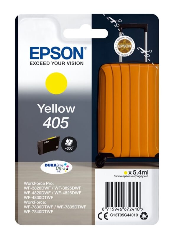 Epson 405 gul blækpatron original 5,4ml Epson C13T05G44010