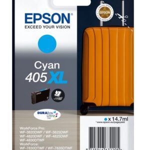 Epson 405XL cyan blækpatron original 14,7ml Epson C13T05H24010