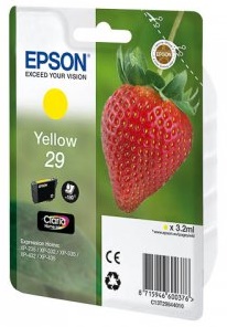 Epson 29 gul blækpatron 3,2ml original Epson C13T29844010