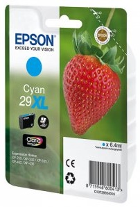 Epson 29XL cyan blækpatron 6,4ml original Epson C13T29924010