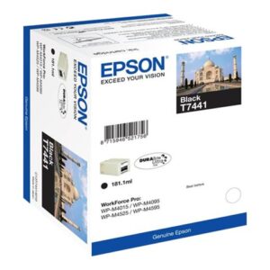 Epson T7441 sort blækpatron original 10.000 sider Epson C13T74414010