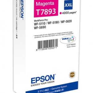Epson T7893 xxl magenta printerpatron 4.000 sider original C13T789340