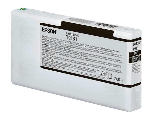 Epson T9131 foto sort blækpatron 200ml original Epson C13T913100