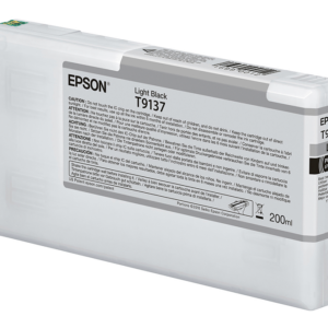 Epson T9137 light sort blækpatron 200ml original Epson C13T913700