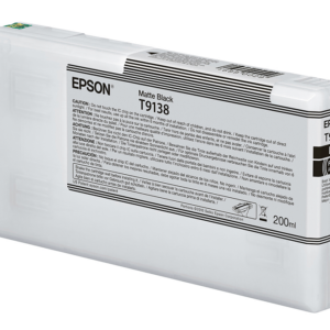 Epson T9138 mat sort blækpatron 200ml original Epson C13T913800