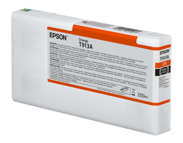 Epson T913A orange blækpatron 200ml original Epson C13T913A00