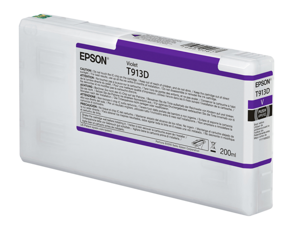 Epson T913D violet blækpatron 200ml original Epson C13T913D00