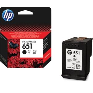 HP 651 sort blækpatron 12ml original HP C2P10AE