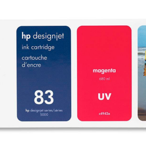 HP 83 magenta UV blækpatron 680ml original HP C4942A