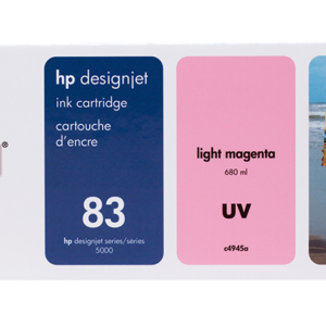 HP 83 lys magenta UV blækpatron 680ml original HP C4945A