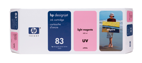 HP 83 lys magenta UV blækpatron 680ml original HP C4945A