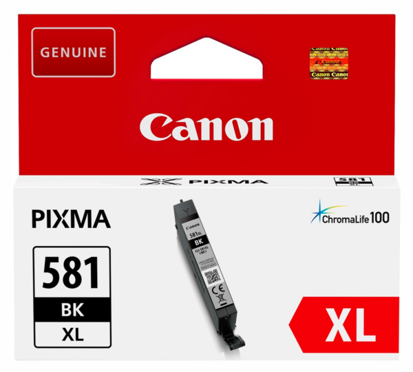 Canon CLI-581XL BK sort blækpatron 8.3 ml original 2052C001