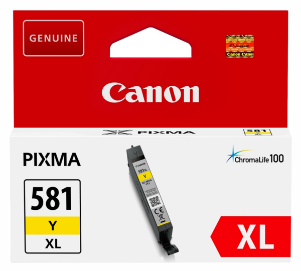 Canon CLI-581XL Y gul blækpatron 8.3 ml original 2051C001