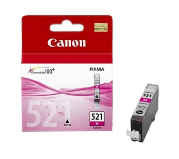 Canon CLI-521M magenta blækpatron original Canon cli 521 magenta