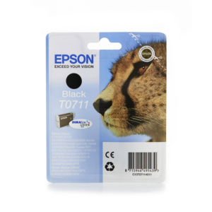 Epson original T0711 sort blækpatron 7ml Epson C13T07114011