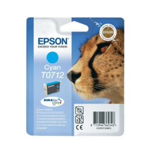 Epson T0712 cyan blækpatron 5ml original Epson C13T07124021