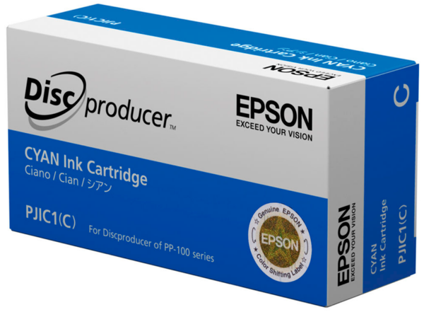 Epson PJI-C1 cyan Discproducer blækpatron original Epson C13S020447