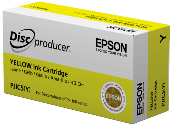 Epson PJI-C5 gul Discproducer blækpatron original Epson C13S020451