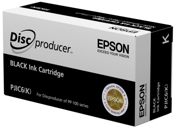 Epson PJI-C6 sort Discproducer blækpatron original Epson C13S020452