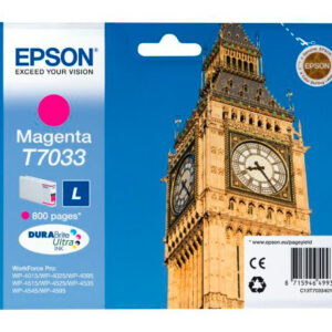 Epson T7033 magenta blækpatron 9,6ml original Epson C13T70334010