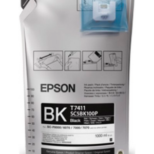 Epson T7411 sort blækpatron 1000ml original Epson C13T741100