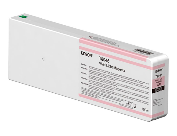 Epson T8046 light magenta blækpatron 700ml original Epson C13T804600